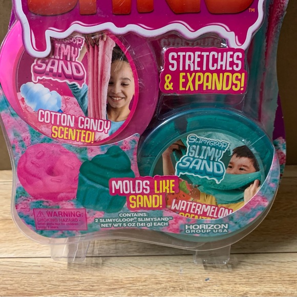 Slimygloop Slimy Sand Cotton Candy Watermelon Scented Goop Gloop Slime Molding - Picture 3 of 4